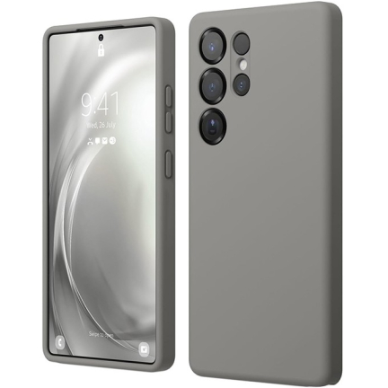 Чехол Samsung S25 Ultra Elago Soft Silicone Medium Grey Grey (Серый)