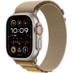Apple Watch Ultra 2 (2024) 49mm Alpine Loop Tan / Natural Titanium Case